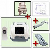 LymphaNorm Control + 2 манжеты нога L/XL + манжета рука + шорты — профессиональный аппарат для прессотерапии и лимфодренажа для дома и салона красоты